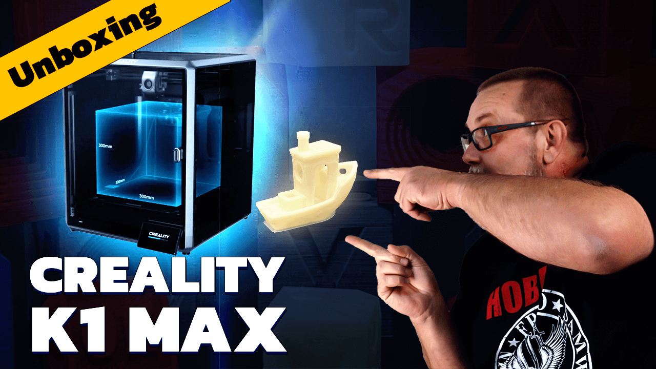 A impressora 3D mais rápida | Creality K1 Max Unboxing